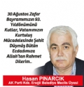 EREĞLİ BELEDİYESİ MECLİS ÜYESİ HASAN PINARCK'IN 30 AĞUSTOS ZAFER BAYRAMI KUTLAMASI