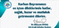 KURBAN BAYRAMI MESAJLARI