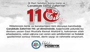 BAŞKAN POSBIYIK’TAN 18 MART ÇANAKKALE ZAFERİ MESAJI