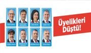 İSTİFA EDEN 8 MECLİS ÜYESİNİN CHP’DEN ÜYELİKLERİ DÜŞÜRÜLDÜ