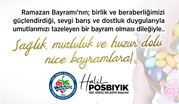 Kdz. Ereğli Belediye Başkanı Halil POSBIYIK’ın Ramazan Bayramı mesajı;