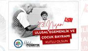 KDZ EREĞLİ BELEDİYESİ 23 NİSAN KUTLAMA MESAJI