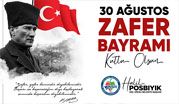 KDZ. EREĞLİ BELEDİYE BAŞKANI HALİL POSBIYIK'IN 30 AĞUSTOS ZAFER BAYRAMI KUTLAMASI