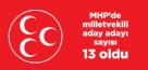 MHP’de milletvekili aday adayı sayısı 13 oldu